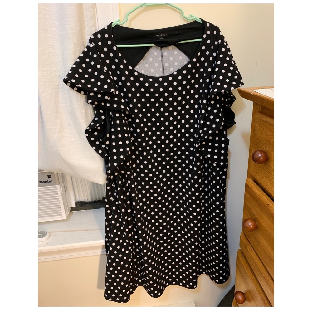 Lane Bryant Polka Dot Dress With Pockets!